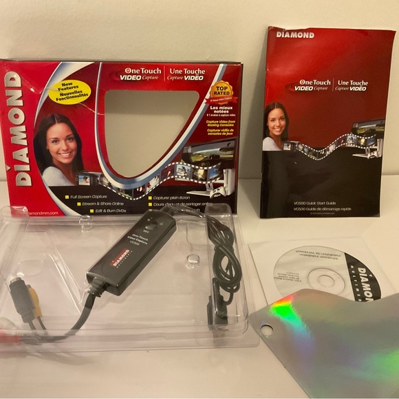 Diamond Multimedia One Touch Video Capture Composite/AV device (untested) - Picture 1 of 14